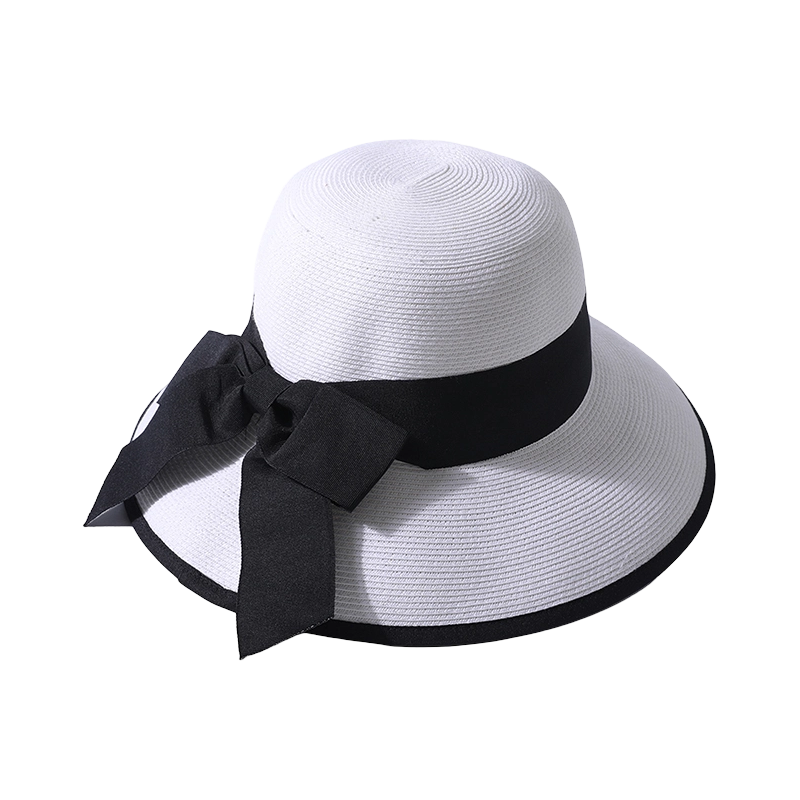 日本同款精美辩手,PU装饰,大帽檐渔夫帽